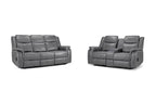 Jungle Electric Recliner Sofa Grey 3+2 Set - Sofa Sloth