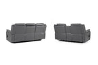 Jungle Electric Recliner Sofa Grey 3+2 Set - Sofa Sloth
