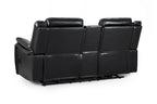 Jungle Electric Recliner 2 Seater Black Leather