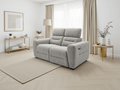 Retreat Electric Recliner Grey 2 Seater - Sofa Sloth