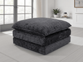Harmony Sofa Black Footstool - Sofa Sloth
