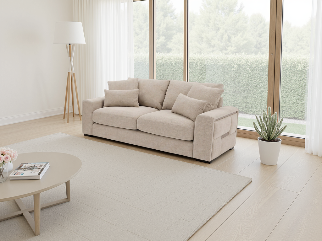 Lush Sofa Beige 2 Seater