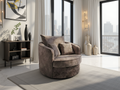 Slowmo Sofa Brown Swivel Chair