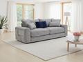 Lush Sofa Grey 3 Seater