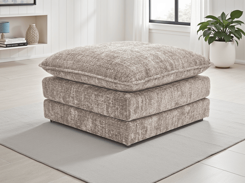 Harmony Sofa Beige Footstool - Sofa Sloth