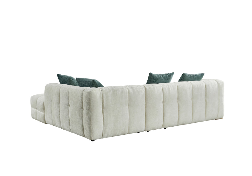 Lagoon Sofa Beige Right Hand - Sofa Sloth