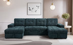 Serene Sofabed Teal U Shape Corner