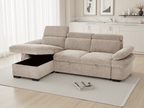 Huddle Sofabed Beige Universal Corner - Sofa Sloth