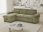 Huddle Sofabed Green Universal Corner - Sofa Sloth