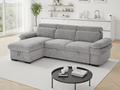 Huddle Sofabed Grey Universal Corner - Sofa Sloth