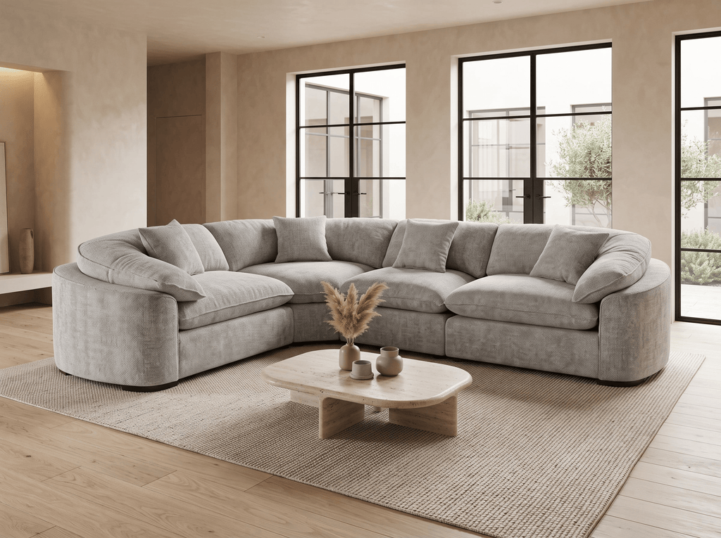 Arc Modular Large Corner Grey - Sofa Sloth