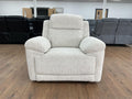 Savanna Electric Recliner Sofa Beige Armchair
