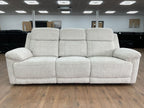 Savanna Electric Recliner Sofa Beige 3 Seater - Sofa Sloth