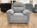 Savanna Electric Recliner Sofa Grey Armchair