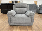 Savanna Electric Recliner Sofa Grey Armchair