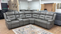 Rainforest Recliner Sofa Grey Large Corner