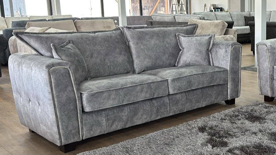 Slowmo Sofa Grey 3 Seater