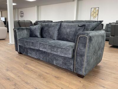 Slowmo Sofa Black 3 Seater
