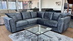 Slowmo Sofa Black Large Corner