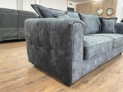 Slowmo Sofa Black 3 Seater