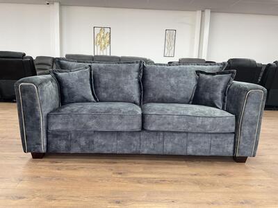 Slowmo Sofa Black 3 Seater