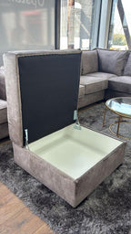 Slowmo Sofa Brown Footstool