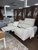 Solar Electric Recliner Beige 2 Seater