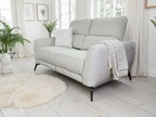 Solar Electric Recliner Beige 3 Seater