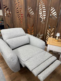 Solar Electric Recliner Beige Armchair