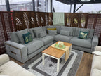 Lush Sofa Grey Large Corner