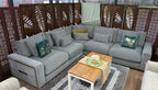 Lush Sofa Grey Large Corner