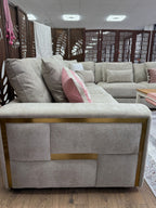 Lush Sofa Beige Large Corner