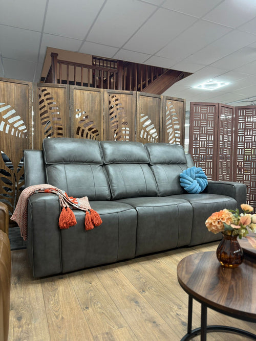 Coco Electric Recliner Sofa Grey 3+2 Set - Sofa Sloth