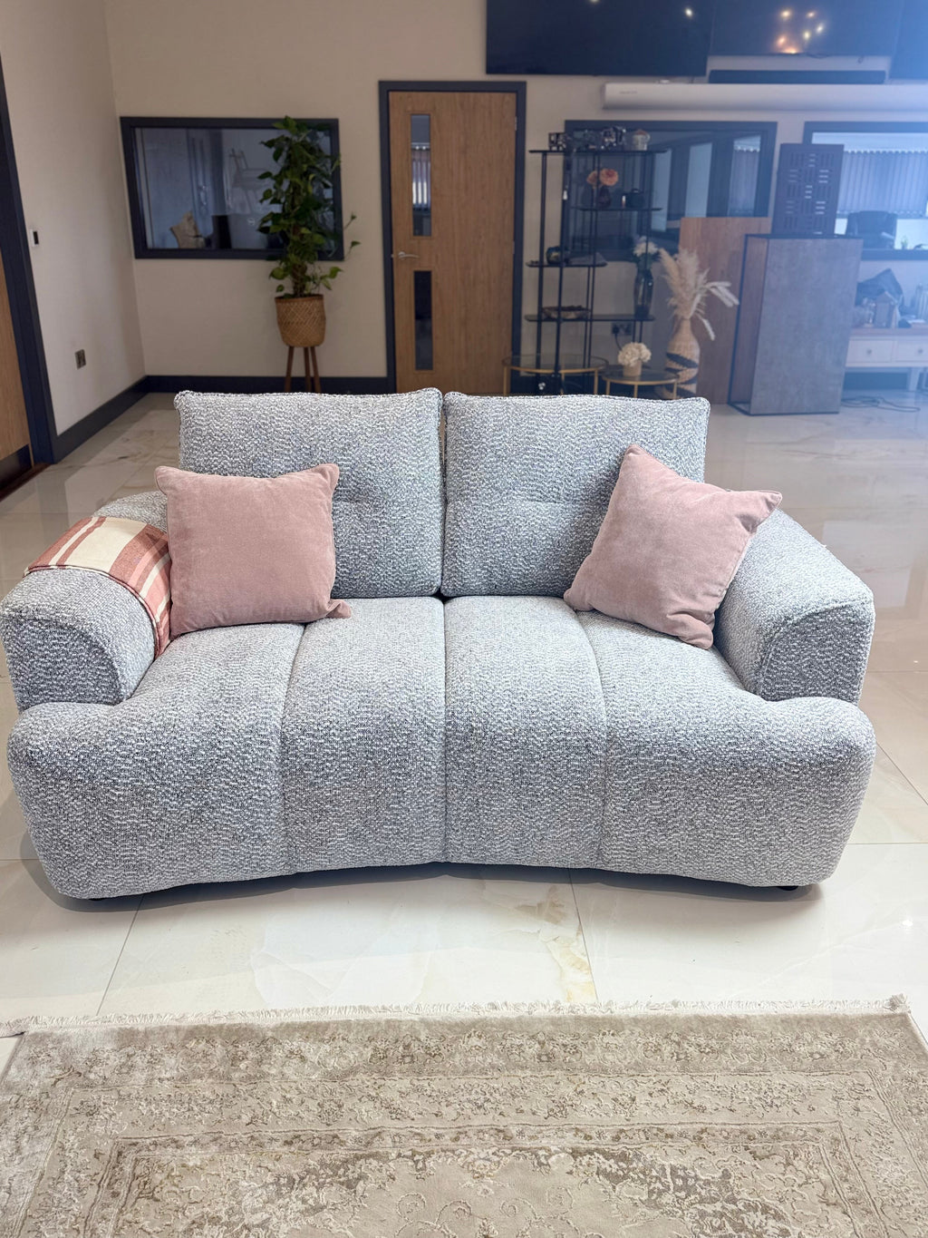 Cush Sofa Grey 2 Seater - Sofa Sloth