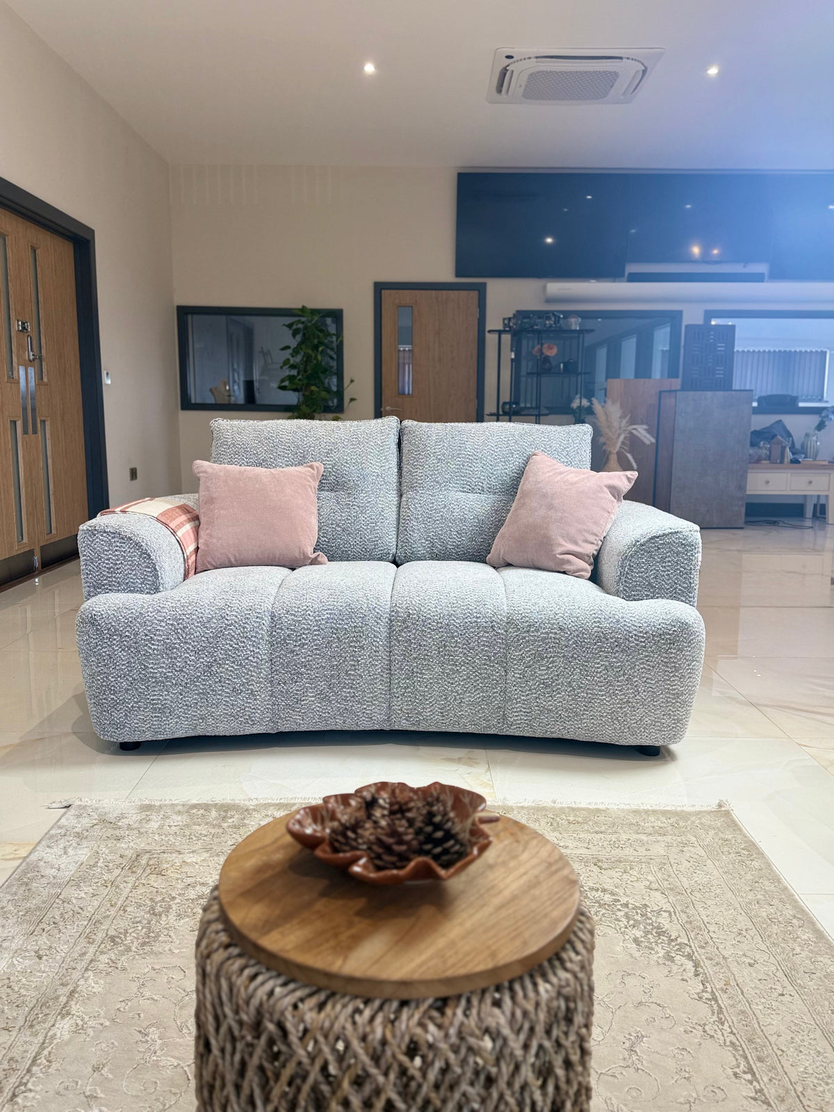 Cush Sofa Grey 2 Seater - Sofa Sloth