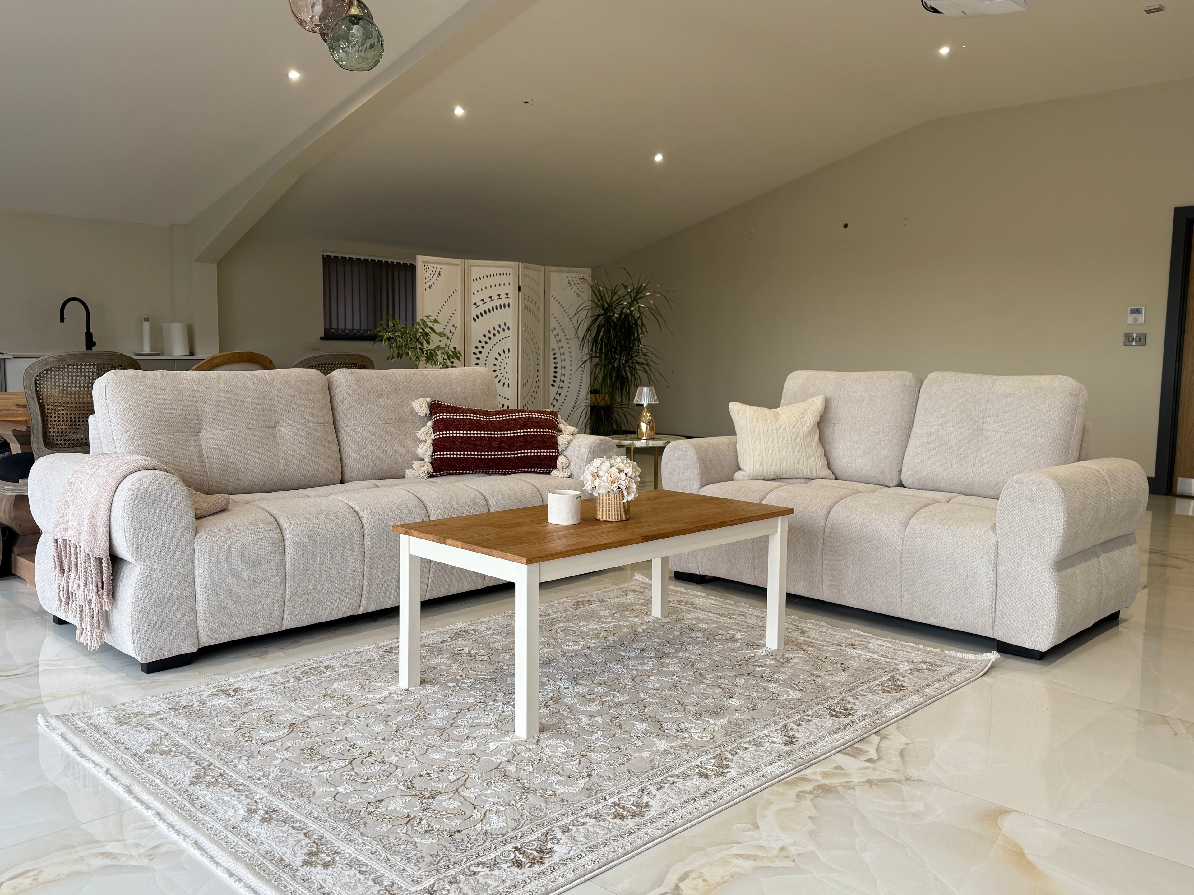 Serin Sofa Beige 3+2 Set