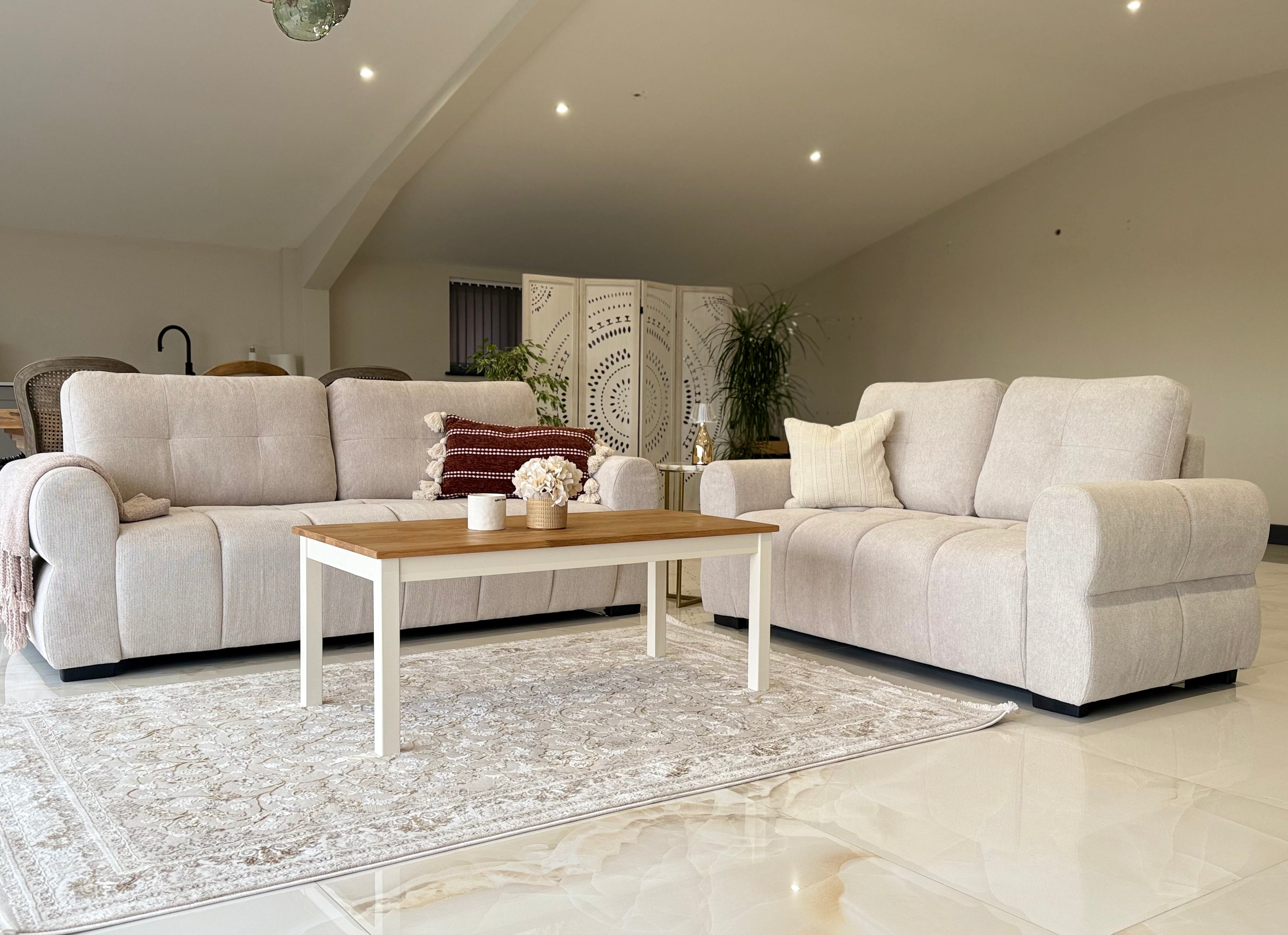 Serin Sofa Beige 3+2 Set