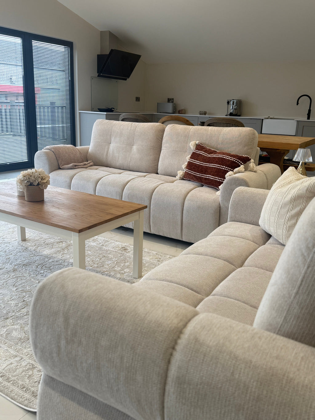 Serin Sofa Beige 3+2 Set