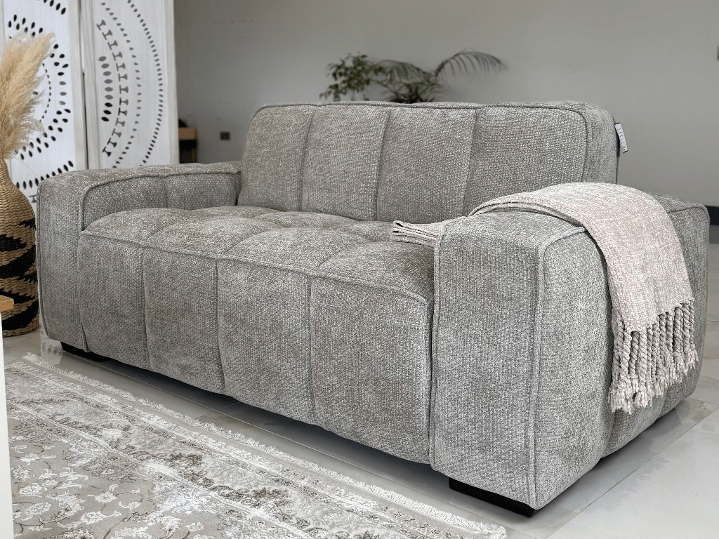 Clarity Sofa Beige 2 Seater - Sofa Sloth
