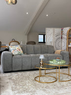 Clarity Sofa Grey 3 Seater - Sofa Sloth