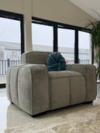 Clarity Sofa Grey Armchair - Sofa Sloth