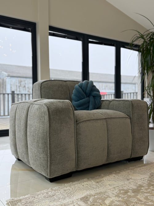 Clarity Sofa Grey Armchair - Sofa Sloth