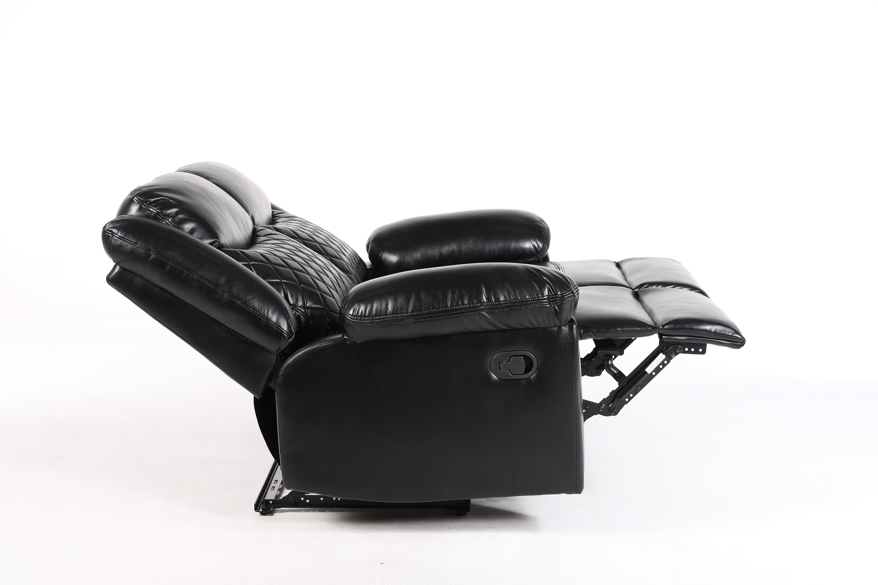 Pacific Recliner Sofa Black 2 Seater