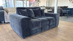Lunar Sofa Black 2 Seater