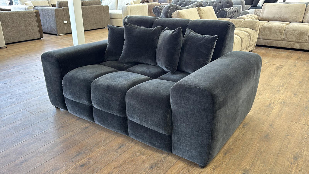 Lunar Sofa Black 2 Seater