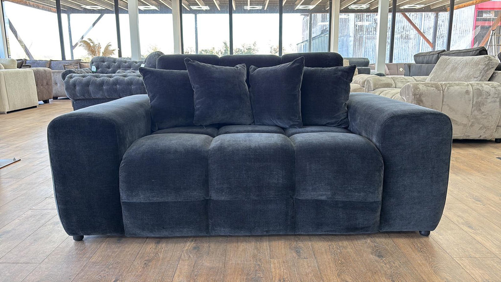 Lunar Sofa Black 2 Seater