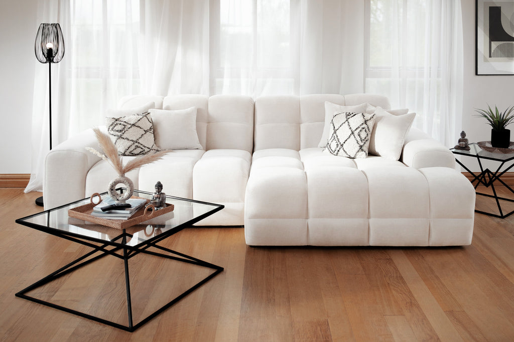 Lunar Sofa Beige Right Hand Facing Corner