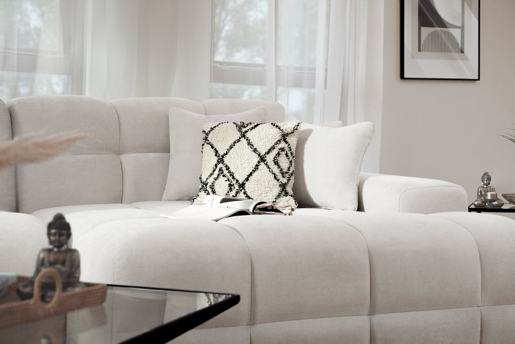 Lunar Sofa Beige Right Hand Facing Corner