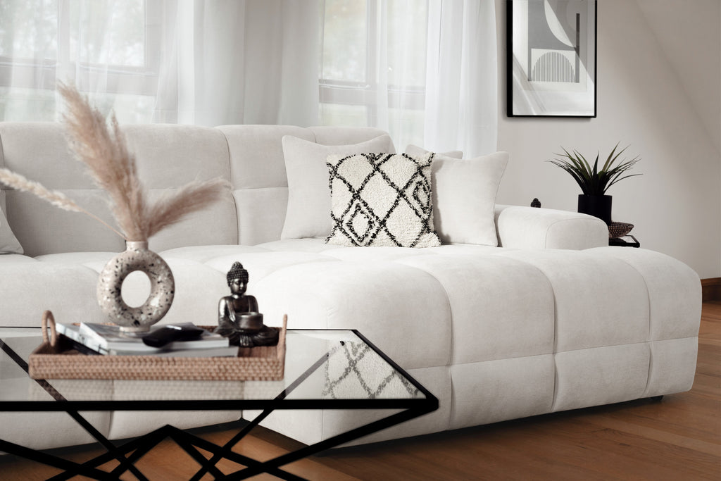 Lunar Sofa Beige Right Hand Facing Corner