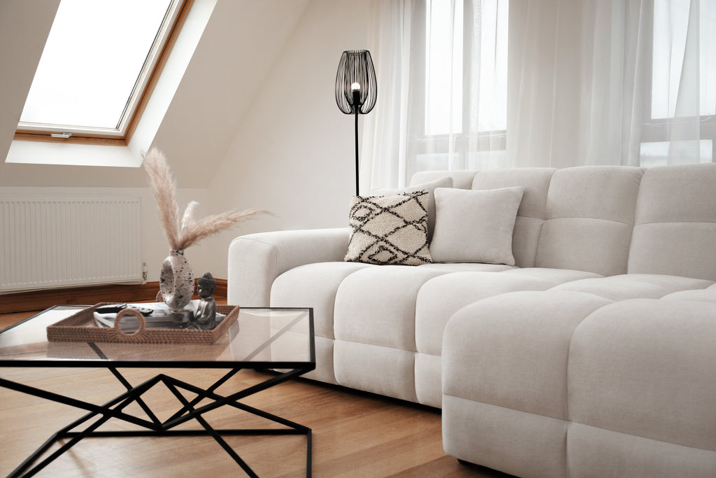 Lunar Sofa Beige Right Hand Facing Corner